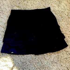 Lucky in love tennis/pickle ball skirt small black